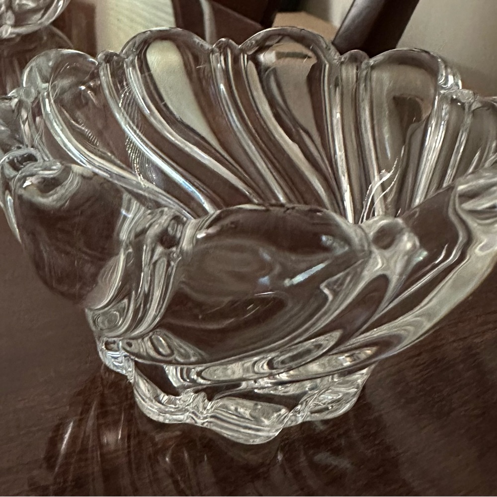 Mikasa Peppermint Swirl Small Candy Dish or Candle Holder